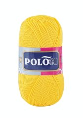 Lüks Patiklik Örgü İpliği 384-Koyu Sarı