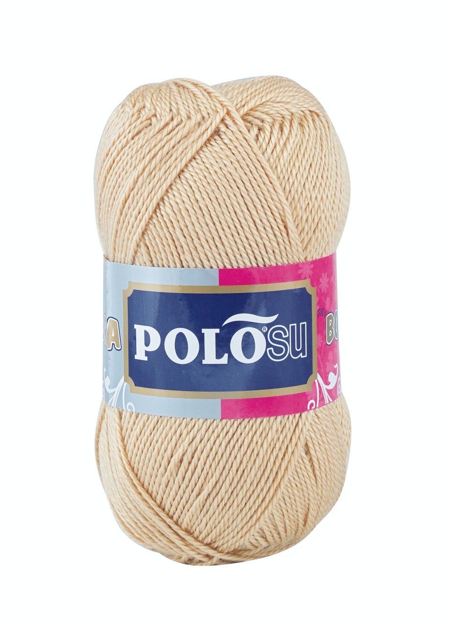 Lüks Patiklik Örgü İpliği 322-Açık bej