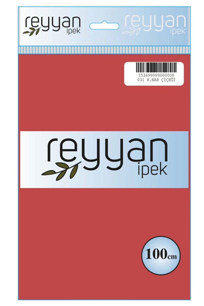Reyyan İpek Düz Renk Oyalık Yazma 031 K.Nar Çiçeği