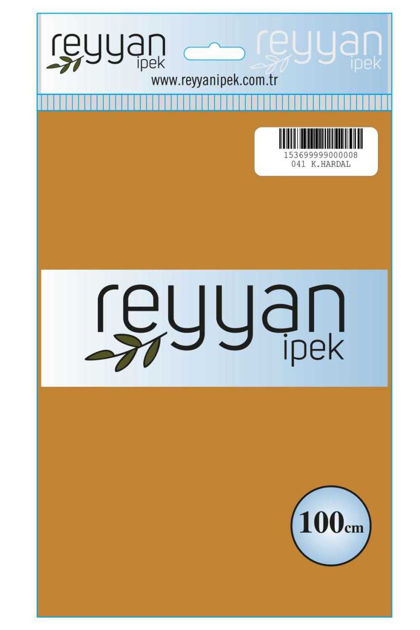 Reyyan İpek Düz Renk Oyalık Yazma 041 K. Hardal
