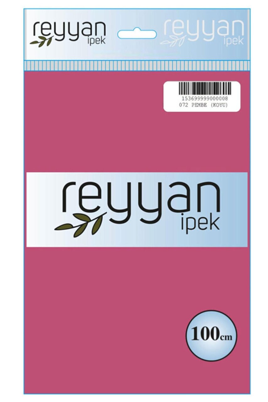 Reyyan İpek Düz Renk Oyalık Yazma 072 Pembe (Koyu)