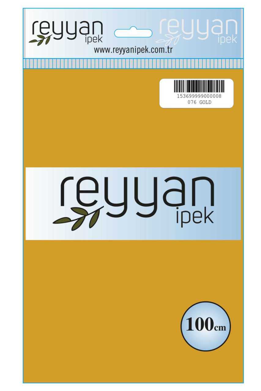 Reyyan İpek Düz Renk Oyalık Yazma 076 Gold