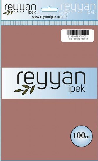 Reyyan İpek Düz Renk Oyalık Yazma 088 A. Pudra