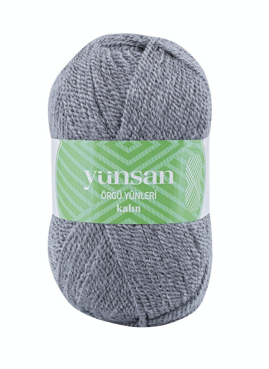 Yünsan Örgü İpliği 520-Orta Gri