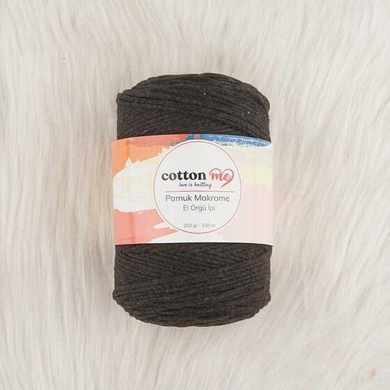 Cotton Me Pamuk Makrome İpi K.Kahve(Pamuk Makrome)