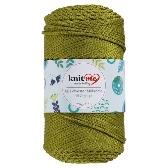 Knit Me XL Polyester Makrome El Örgü İpi