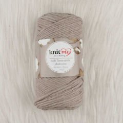 Knit Me Soft Taranabilir Makrome İpi 60 kat 3 mm 10302 bej