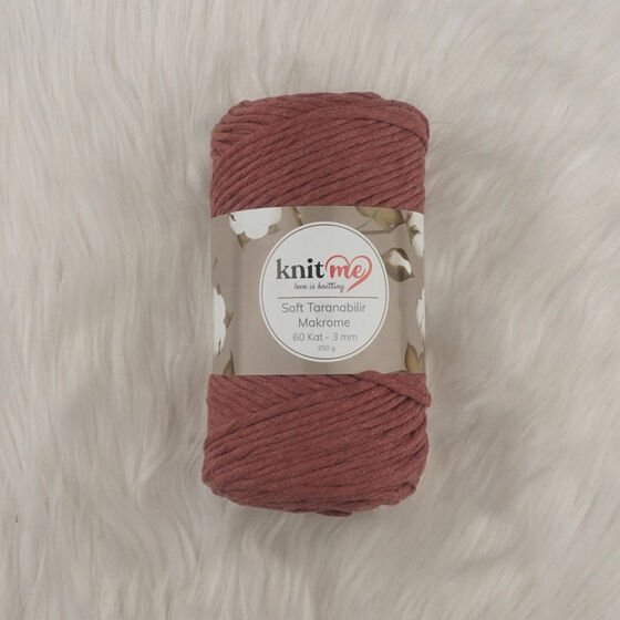 Knit Me Soft Taranabilir Makrome İpi 60 kat 3 mm 506