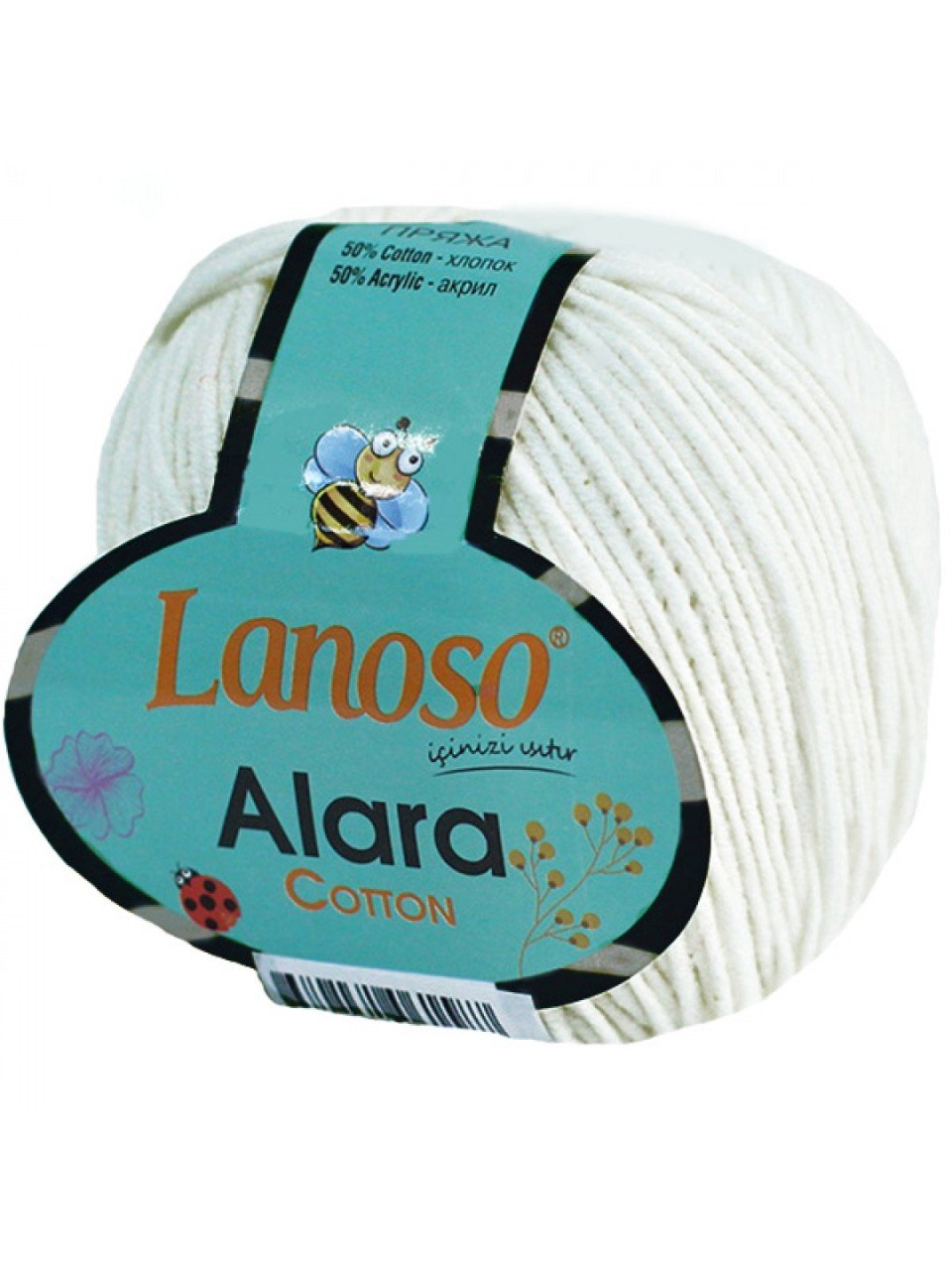 Lanoso Alara Cotton 955 Beyaz