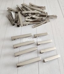 Metal Kıskaç Pens Timsah Toka 50 Adet