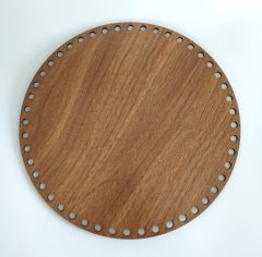 Ahşap Yuvarlak Taban 25*25 cm